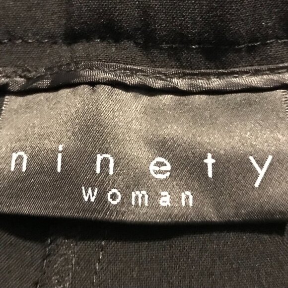 Ninety woman size 20W black ankle length pants with embellishment at ankles. - Picture 11 of 11